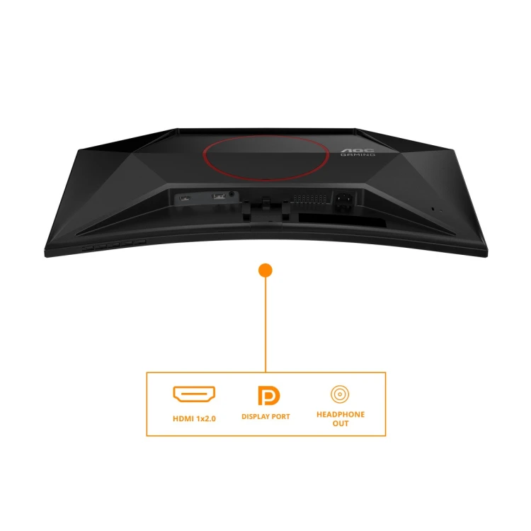 AOC Monitor 27 cali C27G42ZE Curved VA 260Hz HDMI DP