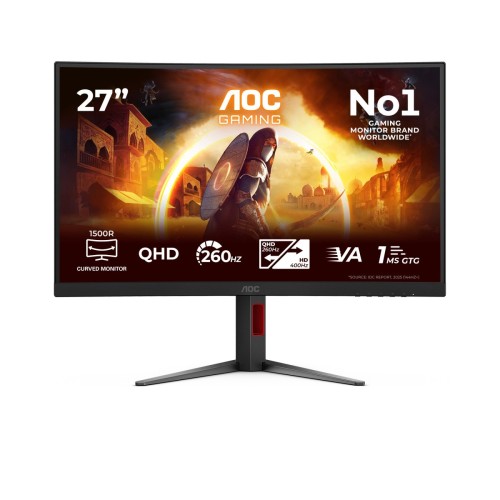 AOC Monitor 27 cali CQ27G4Z2 Curved VA 260Hz HDMIx2 DP
