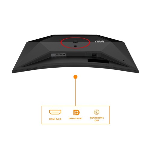AOC Monitor 31.5 cala C32G4Z Curved VA 260Hz HDMI DP HAS Głośniki