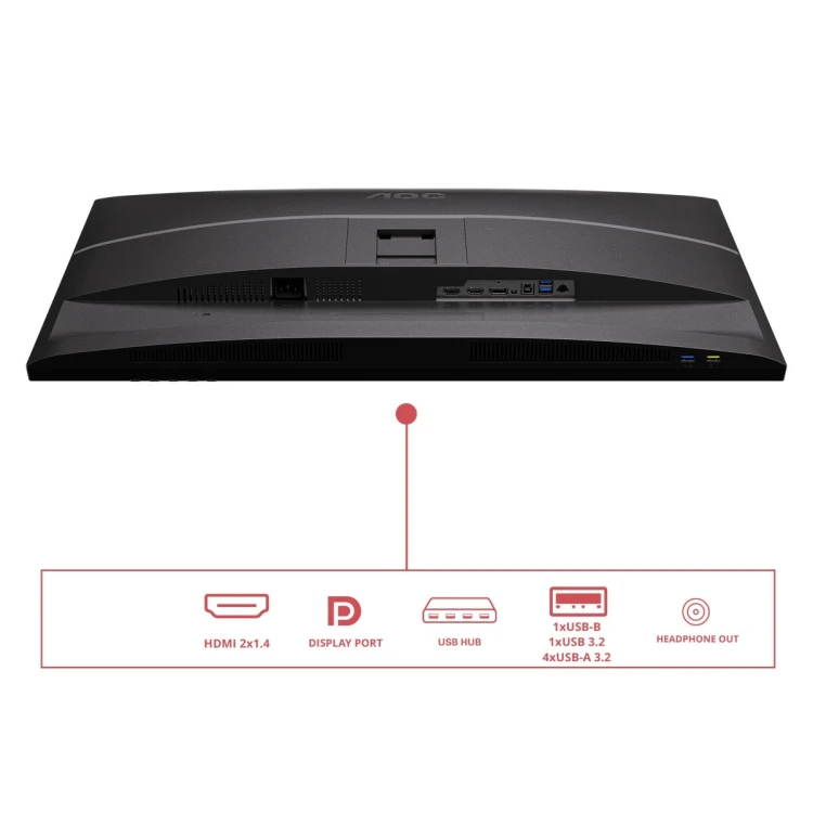 AOC Monitor 31.5 cala Q32E4U IPS 100Hz HDMIx2 DP Pivot Głośniki