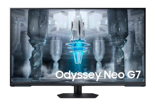 Samsung Monitor 43 cale LS43CG700NUXEN VA 3840x2160 UHD 16:10 2xHDMI/1xDP/LAN(RJ45)/2xUSB3.0 1ms(MPRT) WiFi/BT głośniki płaski 144Hz SMART Gaming 2 la