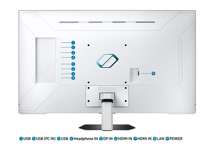 Samsung Monitor 43 cale LS43CG700NUXEN VA 3840x2160 UHD 16:10 2xHDMI/1xDP/LAN(RJ45)/2xUSB3.0 1ms(MPRT) WiFi/BT głośniki płaski 144Hz SMART Gaming 2 la