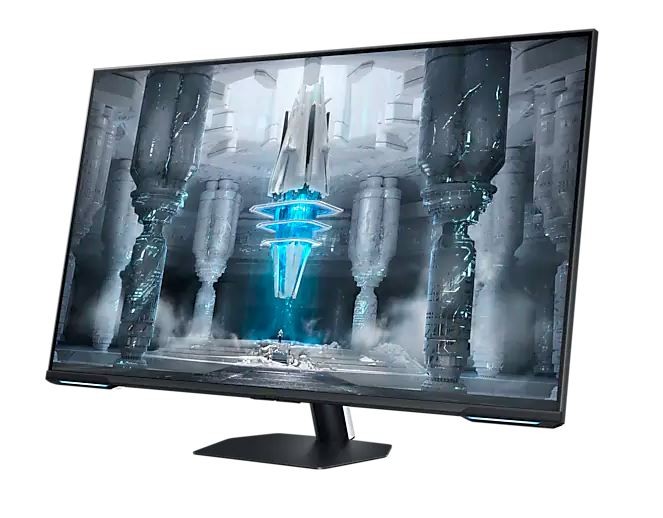 Samsung Monitor 43 cale LS43CG700NUXEN VA 3840x2160 UHD 16:10 2xHDMI/1xDP/LAN(RJ45)/2xUSB3.0 1ms(MPRT) WiFi/BT głośniki płaski 144Hz SMART Gaming 2 la