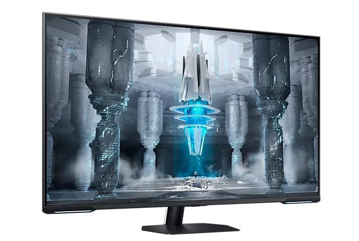 Samsung Monitor 43 cale LS43CG700NUXEN VA 3840x2160 UHD 16:10 2xHDMI/1xDP/LAN(RJ45)/2xUSB3.0 1ms(MPRT) WiFi/BT głośniki płaski 144Hz SMART Gaming 2 la