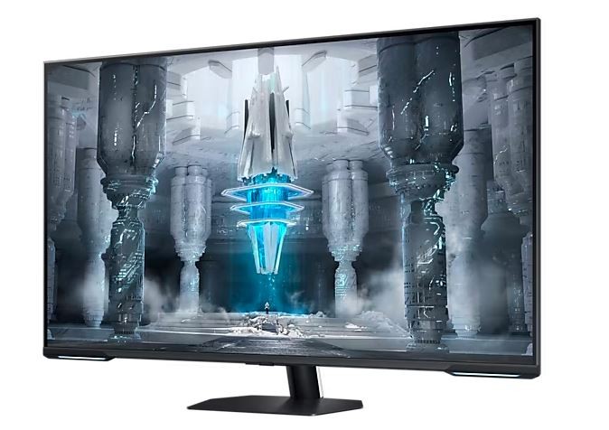 Samsung Monitor 43 cale LS43CG700NUXEN VA 3840x2160 UHD 16:10 2xHDMI/1xDP/LAN(RJ45)/2xUSB3.0 1ms(MPRT) WiFi/BT głośniki płaski 144Hz SMART Gaming 2 la