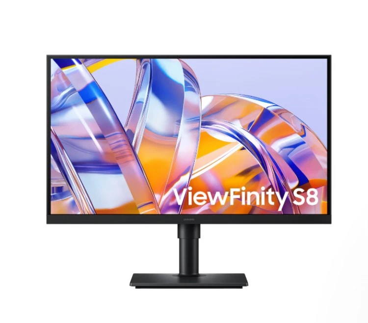 Samsung Monitor 27 cali Viewfinity S80UH IPS 3840x2160 UHD 16:9 1xHDMI 1xDP 1xUSB-C 90W 3xUSB-A Easy Connection KVM PIP/PBP 5ms 60Hz HAS+PIV płaski 3Y