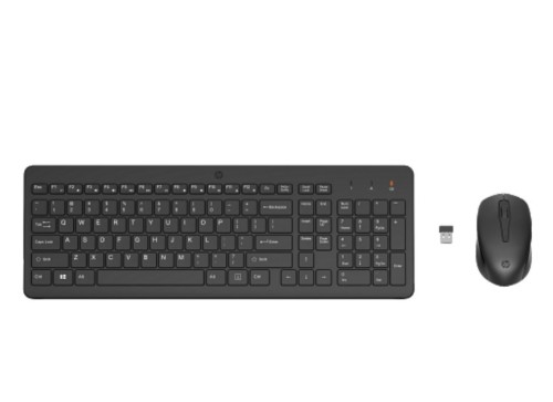 HP Inc. Klawiatura z myszą HP 330 Bezprzewodowa Czarna