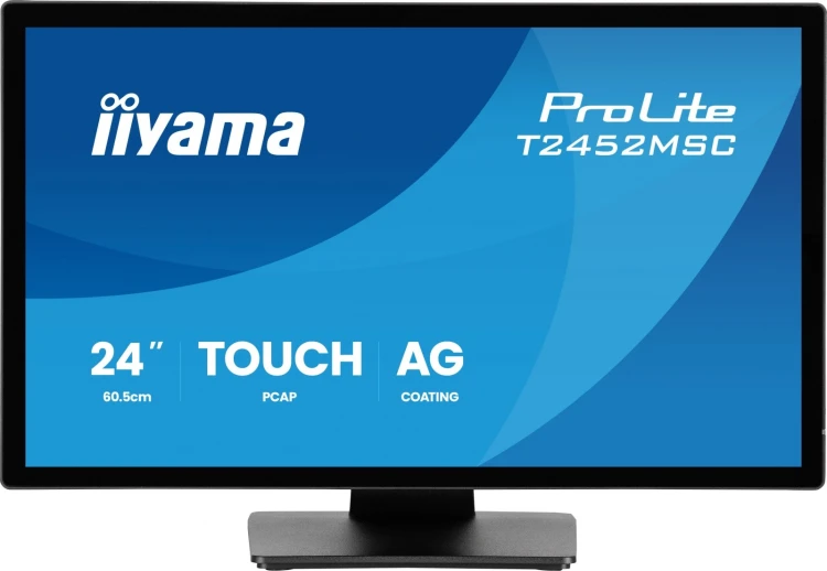 IIYAMA Monitor ProLite  24 cale T2452MSC-B2AG IPS,HDMI,DP,420cd,1300:1,5ms