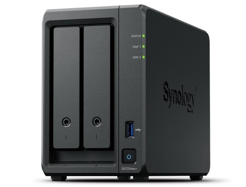 Synology Serwer NAS DS725ne+ 2x0HDD 2,6Ghz 1x4GB DDR4 1x1GbE 2,5GbE