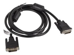 LANBERG Kabel DVI-D(24+1) - DVI-D(24+1) M/M 1.8M czarny CA-DVID-10CC-0018-BK