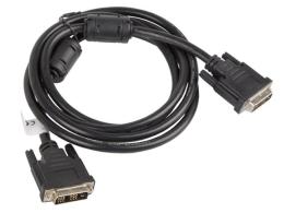 LANBERG Kabel DVI-D(18+1) - DVI -D(18+1) M/M 1.8M czarny CA-DVIS-10CC-0018-BK