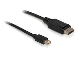 Delock Kabel Displayport(M)->Displayport Mini(M) 1M 82698
