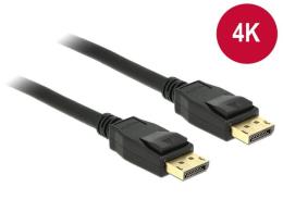 Delock Kabel Displayport -> Displayport 4K 3m czarny M/M 83807