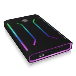 IcyBox Obudowa IB-G226L-C31 2,5, TYPE-C 3.1, RGB, Gaming IB-G226L-C31