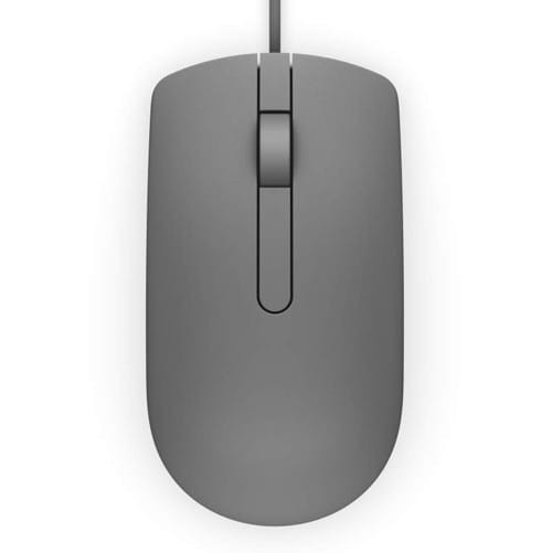 Dell Przewodowa mysz optyczna USB szara MS116