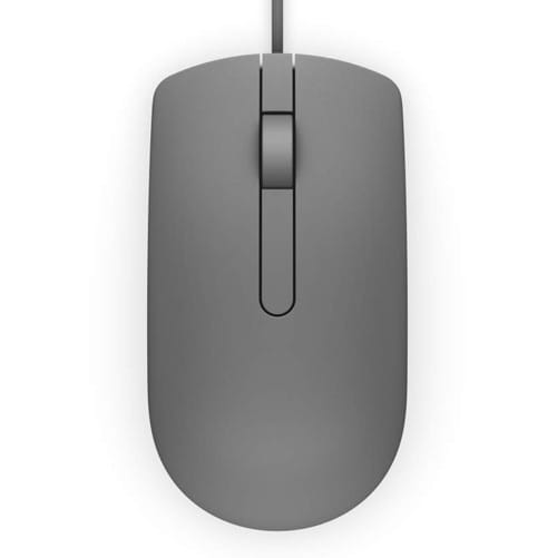 Dell Przewodowa mysz optyczna USB szara MS116
