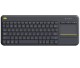 Logitech Klawiatura K400 Plus Wireless Touch czarna