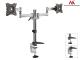 Maclean Uchwyt biurkowy do dwóch monitorów LCD MC-714 13-27" 8kg aluminiowy