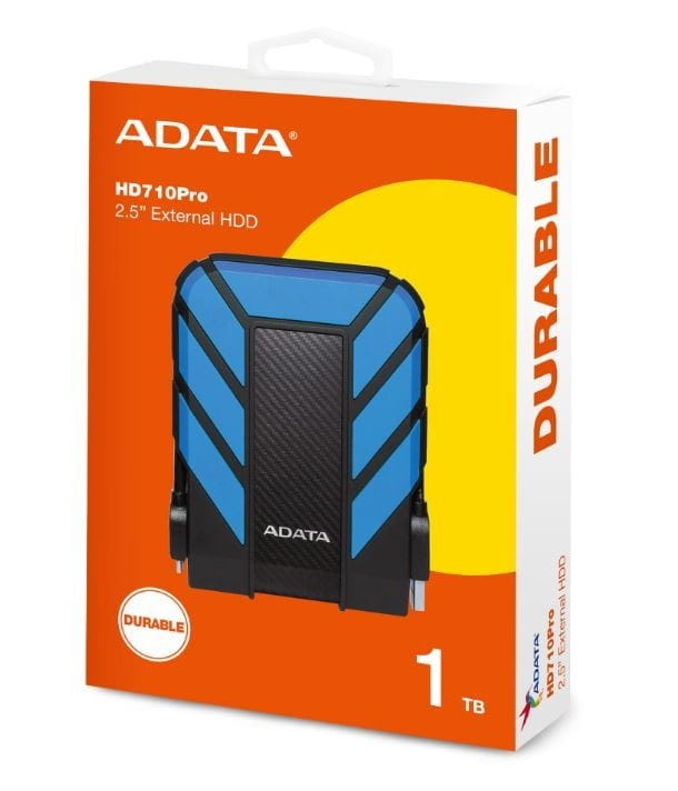 Adata DashDrive Durable HD710 1TB 2.5'' USB3.1 Niebieski