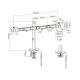Maclean Uchwyt przegubowy na dwa monitory deluxe Ergo Office ER-449