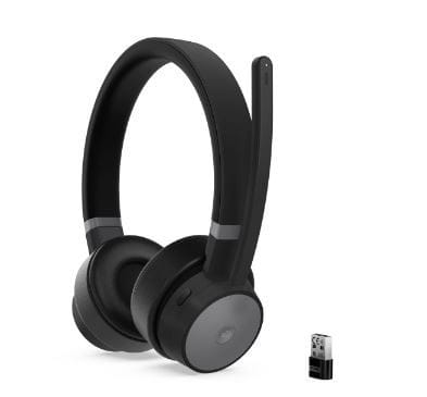 Lenovo Bezprzewodowy zestaw słuchawkowy Go ANC (czarny) 4XD1C99221