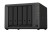 Synology Serwer NAS DS1522+ 5x0HDD AMD Ryzen R1600 2,6Ghz 8GB 4x1GbE RJ45 3Y