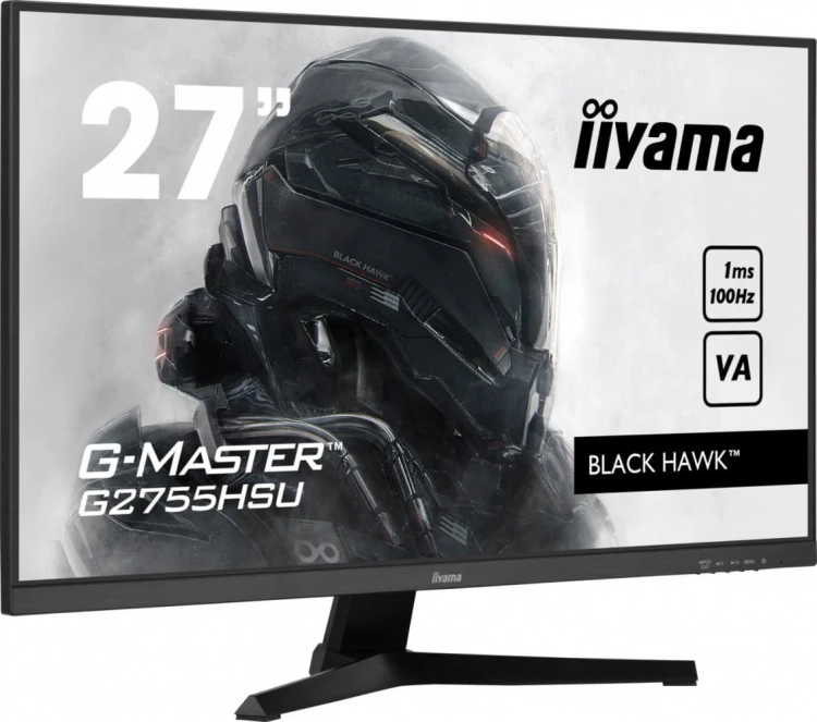 IIYAMA Monitor 27 cali G2755HSU-B1 VA,FHD,100Hz,1ms,HDMI,DP,2xUSB,2x2W