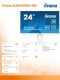 IIYAMA Monitor 23.8 cala XUB2492HSU-W6 IPS,HDMI,DP,100Hz,SLIM,HAS(150mm),4xUSB