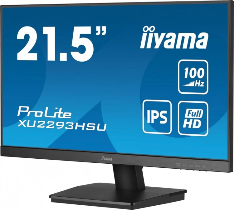 IIYAMA Monitor ProLite XU2293HSU-B6 21.5 cala  IPS,100Hz,FHD,1ms,HDMI,DP,2xUSB,2x2W, FreeSync