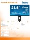 IIYAMA Monitor 21.5 cala ProLite XUB2293HSU-B6 IPS,100Hz,HAS(150mm),1ms,HDMI,DP,2xUSB, FreeSync,2x2W,PIVOT