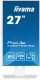 IIYAMA Monitor 27 cali ProLite XUB2792HSU-W6 IPS,HDMI,DP,100Hz,SLIM,4xUSB3.2,PIVOT,  HAS(150mm),2x2W