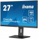 IIYAMA Monitor 27 cali ProLite XUB2793QSU-B6 IPS,QHD,HAS(150mm),100Hz,HDMI,DP,2x2W   2xUSB(3.2),FreeSync