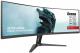 IIYAMA Monitor 45 cali G-Master GCB4580DQSN-B1, VA,DQHD,165HZ,USB-C-DOCK,RJ45,32:9,  1500R,450cd/m2,3000:1,0.8ms,3xUSB,2xHDMI,1xDP,2x3W,PowerDelivery-