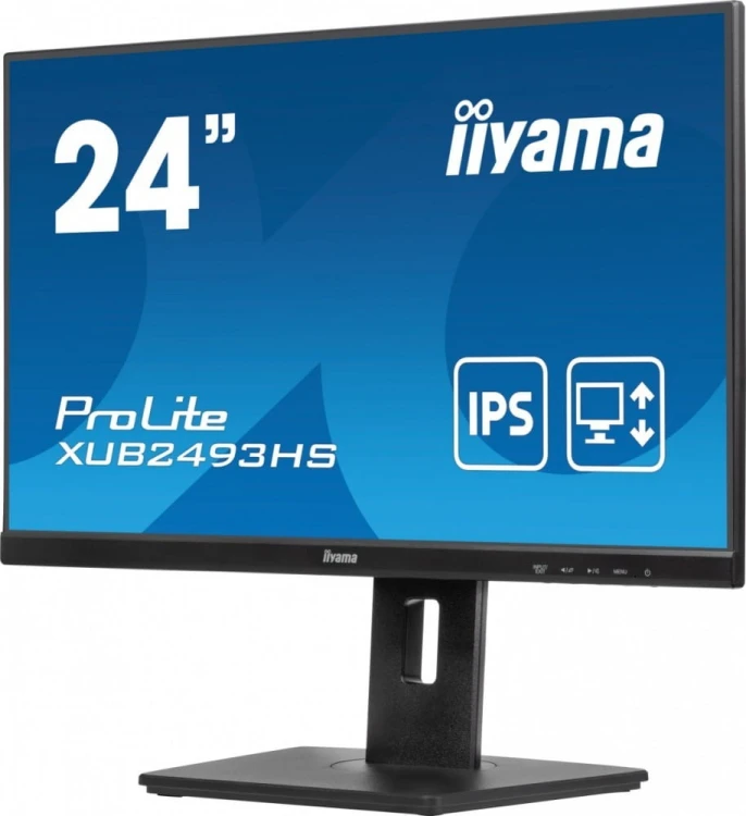 IIYAMA Monitor 23.8 cala ProLite XUB2493HS-B6 IPS.HDMI.DP.2x2W.HAS