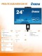 IIYAMA Monitor 24 cale XUB2490HSUH-B1 IPS,FHD,CAM,MIC,HDMI,DP,3xUSB(3.2),  100Hz,250cd,4ms,ADAPTIVE SYNC,FlickerFree,2x2W,WINDOWS HELLO