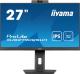 IIYAMA Monitor 27 cali XUB2790QSUH-B1 IPS,QHD,CAM,MIC,HDMI,DP,3xUSB(3.2),  100Hz,ADAPTIVE SYNC,FlickerFree,2x2W,WINDOWS HELLO