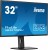 IIYAMA Monitor 32 cale XB3270QSU-B1 IPS,WQHD,HDMI,DP,100Hz,250cd,3ms,2x2W,  3xUSB(3.2),FlickerFree,VESA,HAS(150mm)