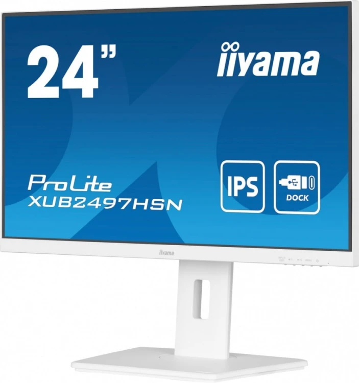 IIYAMA Monitor 24 cale XUB2497HSN-W1 IPS,USB-C Dock,HDMI,DP /5y/