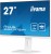 IIYAMA Monitor 27 cali XUB2797QSN-W1 IPS,QHD,USB-c Dock 65W,HDMI, WHITE /5y/