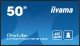 IIYAMA Monitor 50 cali LH5075UHS-B1AG,24/7,VA,ANDROID.11,4K,3xHDMI,DP,RJ45,  2xUSB,2x10W
