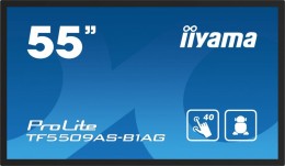 IIYAMA Monitor 55 cali TF5539AS-B1AG,IPS,4K,HDMIx2,DP,RJ45,3xUSB,2x10W,      ANDROID,24/7,IP65