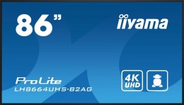 IIYAMA Monitor 86 cali LH8664UHS-B2AG,24/7,IPS,ANDROID.11,4K,3xHDMI,RJ45,    2xUSB,WiFi