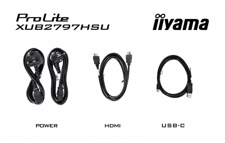 IIYAMA Monitor 27 cali XUB2797HSU-B2 IPS,FHD,HAS,300cd,(5y)
