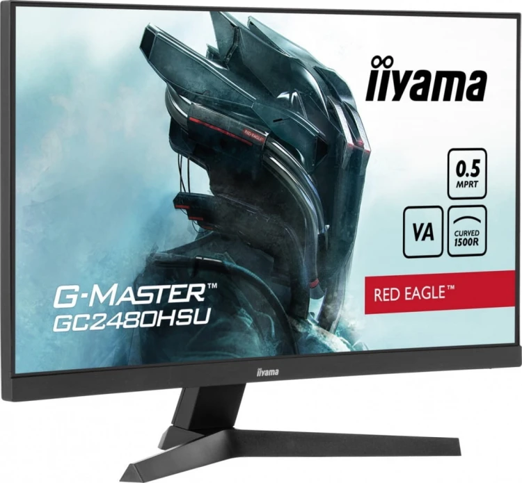 IIYAMA Monitor 24 cale GC2480HSU-B1,VA,180HZ,1500R,USBx2,0,5ms,300cd