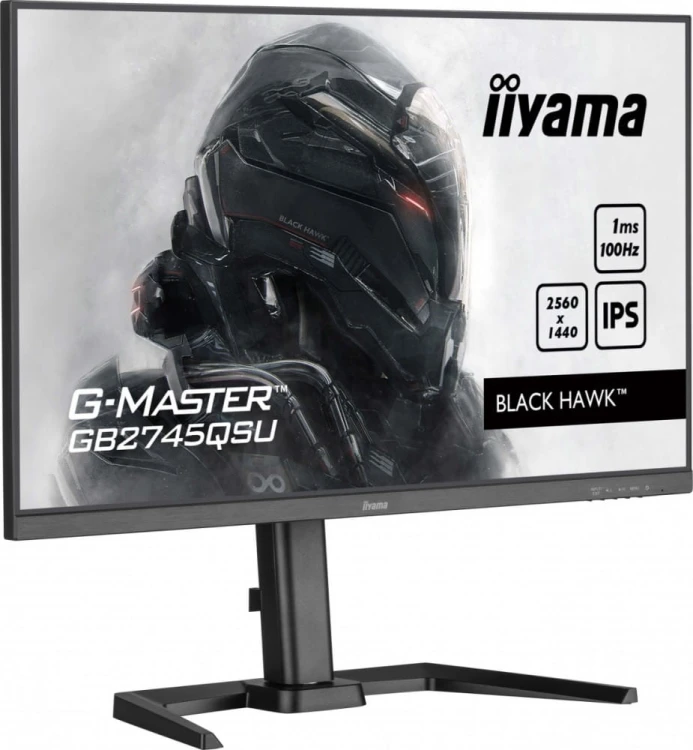 IIYAMA Monitor 27 cali GB2745QSU-B2,IPS,QHD,100Hz,1ms,2xUSB,300cd