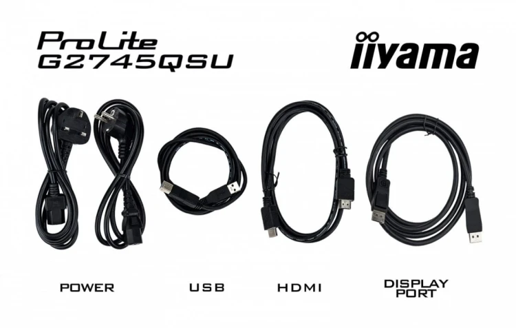 IIYAMA Monitor 27 cali G2745QSU-B2,IPS,QHD,100Hz,1ms,2xUSB,300cd