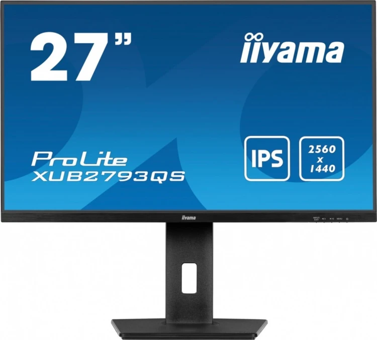 IIYAMA Monitor 27 cali XUB2793QS-B7,IPS,QHD,HAS(150mm),100Hz,300cd