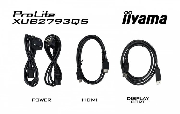IIYAMA Monitor 27 cali XUB2793QS-B7,IPS,QHD,HAS(150mm),100Hz,300cd