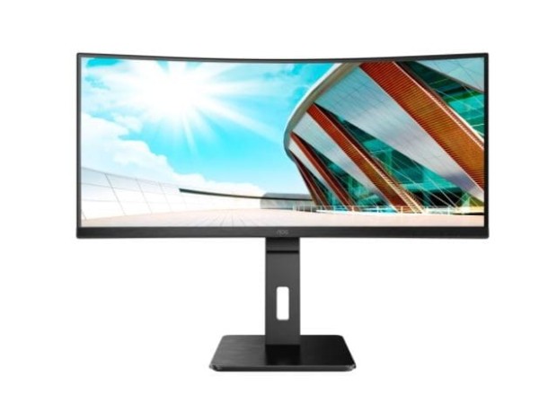 AOC Monitor CU34P2A 34 cale VA Curved 100Hz HDMIx2 DP regulacja wysokości