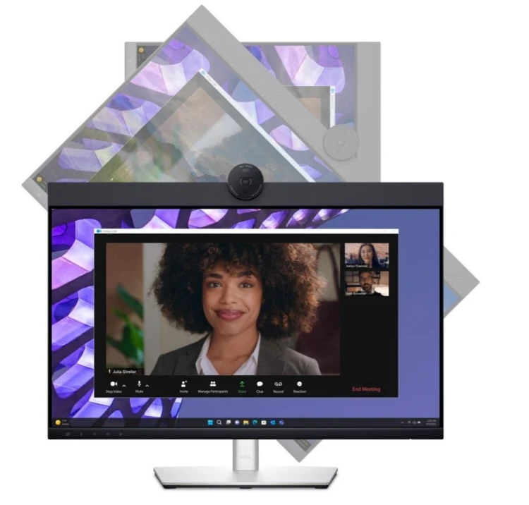 Dell Monitor P2424HEB 23.8 cala LED  IPS Full HD (1920 x1080)/16:9/HDMI/DP/ RJ-45/Kamera/Głośniki/Mikrofon/3YPPG